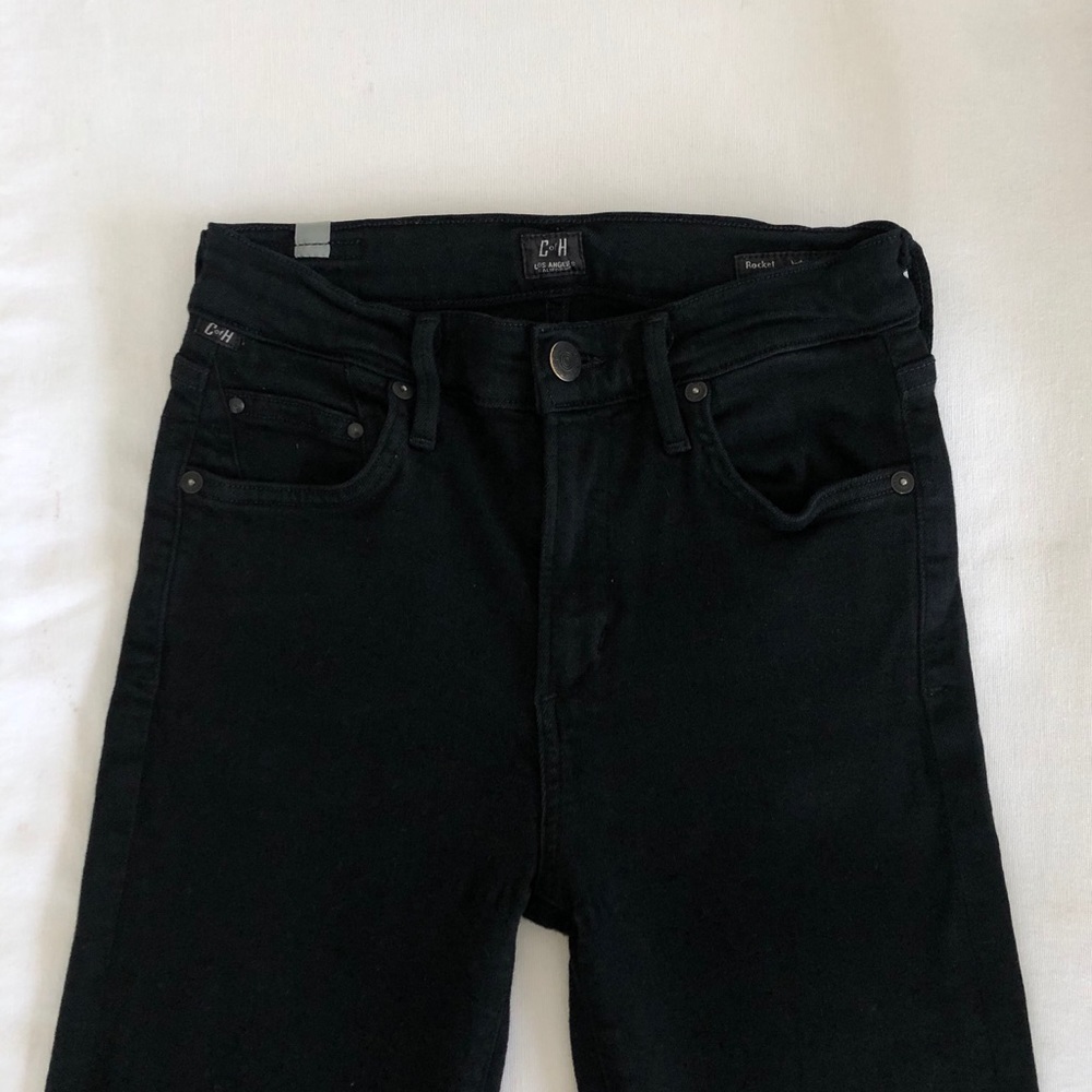 Citizens of Humanity Rocket high rise black jeans